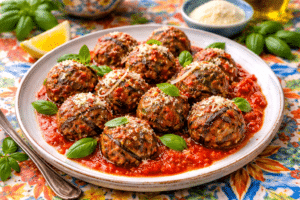 Sunshine Dawn Sicilian Eggplant Meatballs Recipe